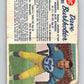 1962 Post Cereal CFL Football #80 Dave Burkholder, Winnipeg Blue Bombers  V32873