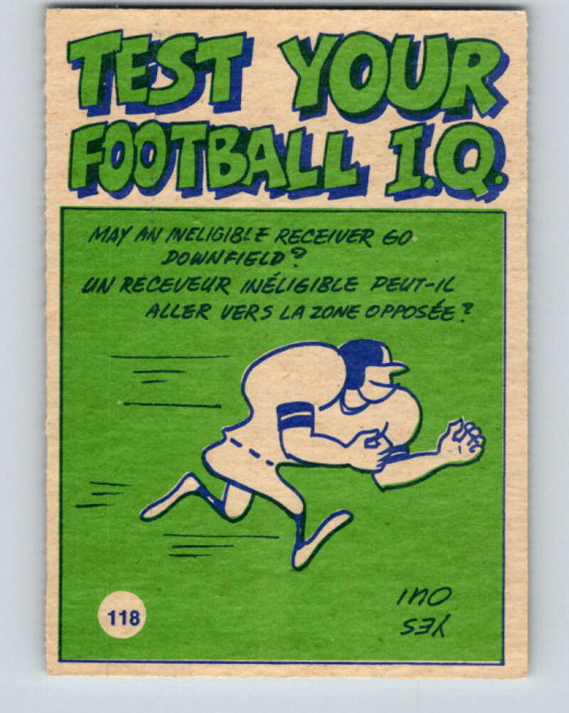 1972 O-Pee-Chee CFL Football #118 Pro Action V33070