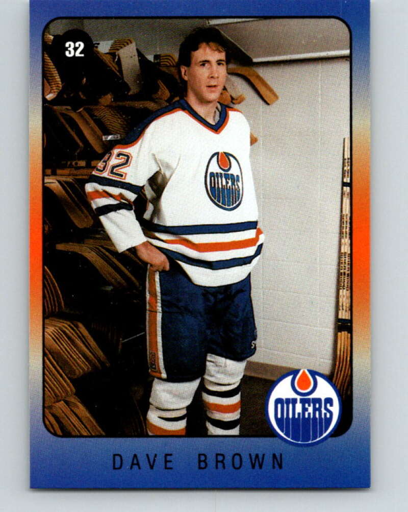 1990-91 IGA Edmonton Oilers #3 Dave Brown Edmonton Oilers V33074