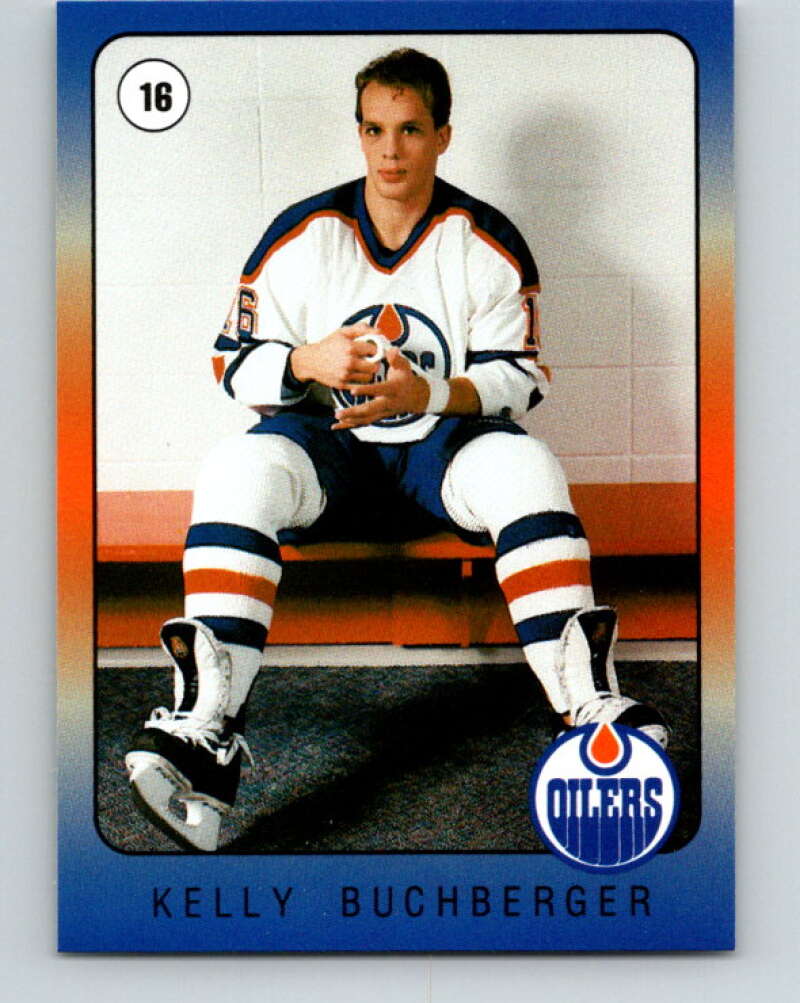1990-91 IGA Edmonton Oilers #4 Kelly Buchberger Edmonton Oilers V33075