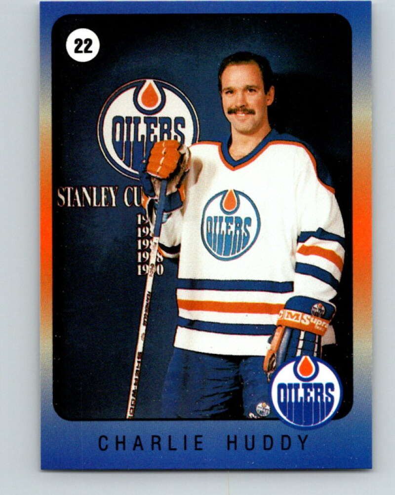 1990-91 IGA Edmonton Oilers #8 Charlie Huddy Edmonton Oilers V33079