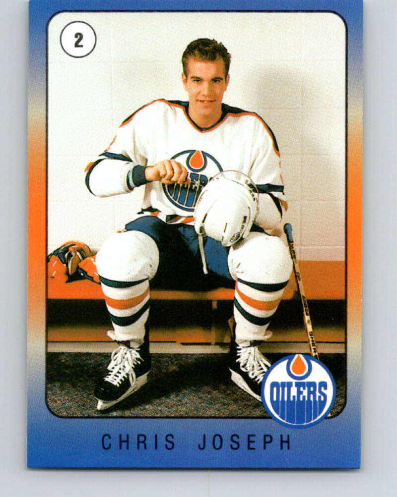 1990-91 IGA Edmonton Oilers #9 Chris Joseph Edmonton Oilers V33080