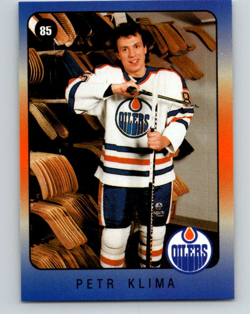 1990-91 IGA Edmonton Oilers #10 Petr Klima Edmonton Oilers V33081