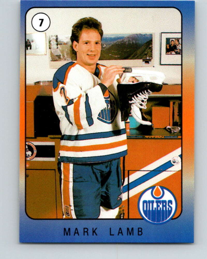1990-91 IGA Edmonton Oilers #11 Mark Lamb Edmonton Oilers V33082