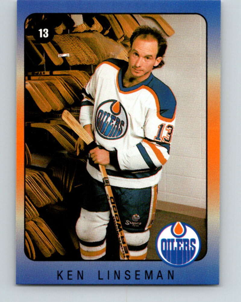 1990-91 IGA Edmonton Oilers #12 Ken Linseman Edmonton Oilers V33083
