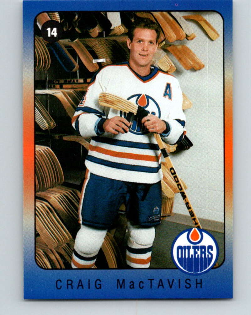 1990-91 IGA Edmonton Oilers #15 Craig MacTavish Edmonton Oilers V33086
