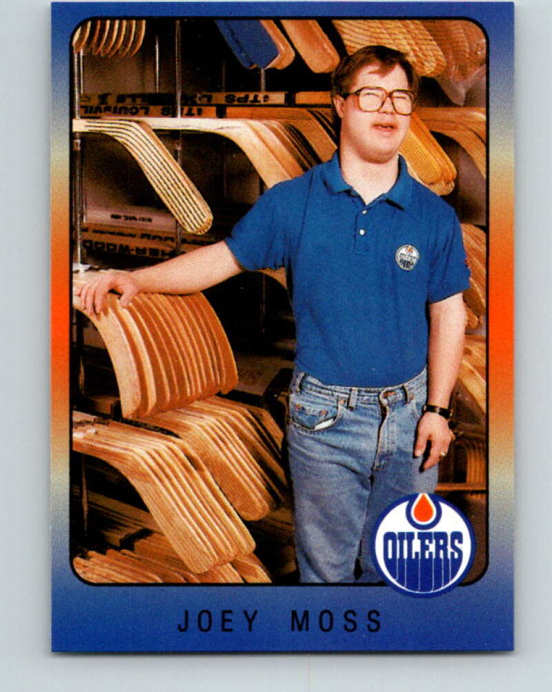 1990-91 IGA Edmonton Oilers #17 Joey Moss Edmonton Oilers V33087