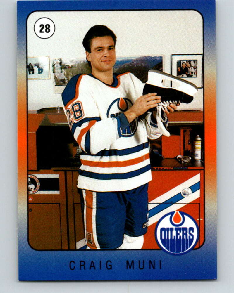 1990-91 IGA Edmonton Oilers #19 Craig Muni Edmonton Oilers V33089