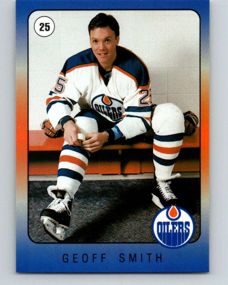 1990-91 IGA Edmonton Oilers #24 Geoff Smith Edmonton Oilers V33094