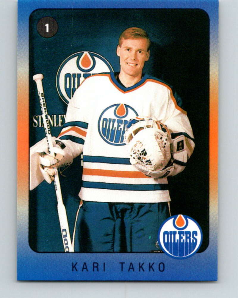 1990-91 IGA Edmonton Oilers #226 Kari Takko Edmonton Oilers V33096