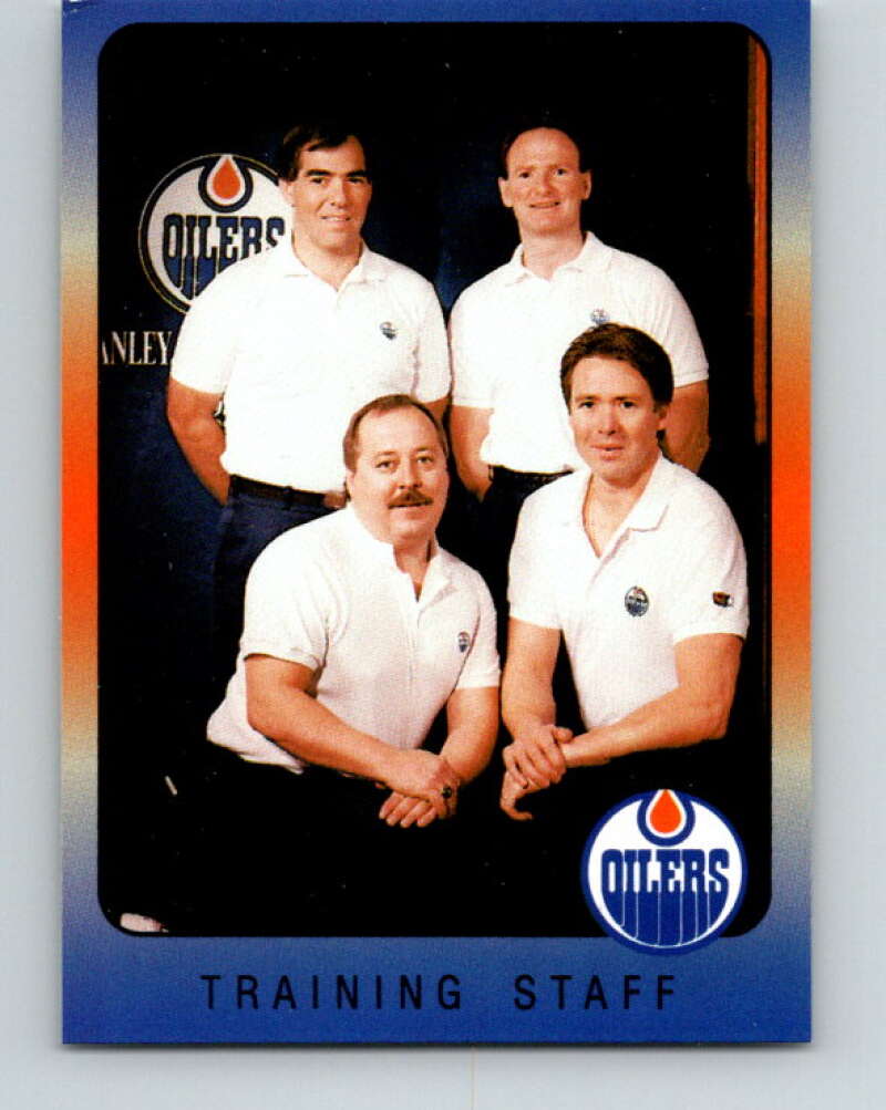 1990-91 IGA Edmonton Oilers #28 Ken Low/Lyle Kulchisky SP Oilers V33098