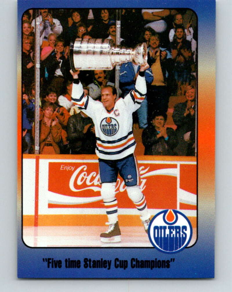 1990-91 IGA Edmonton Oilers #29 Five Stanley Cup Champions Oilers V33099
