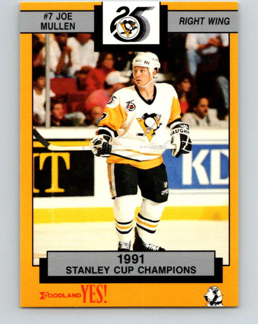 1991-92 Foodland Pittsburgh Penguins #6 Joe Mullen   V33104