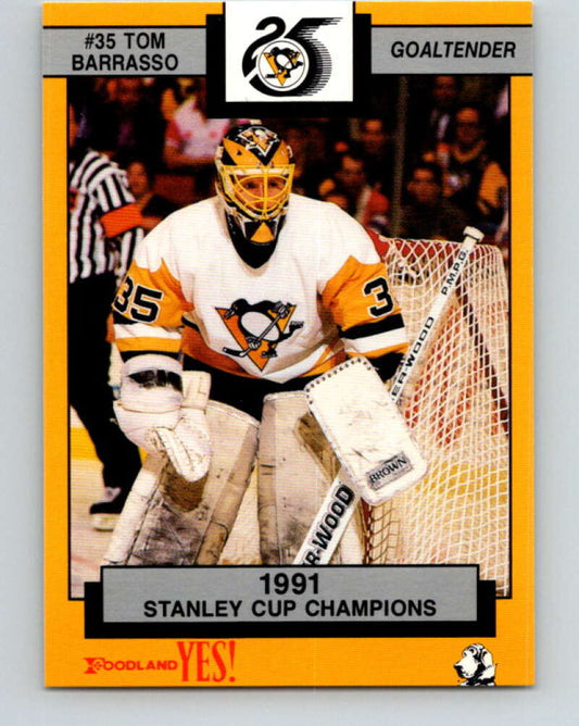 1991-92 Foodland Pittsburgh Penguins #9 Tom Barrasso   V33107