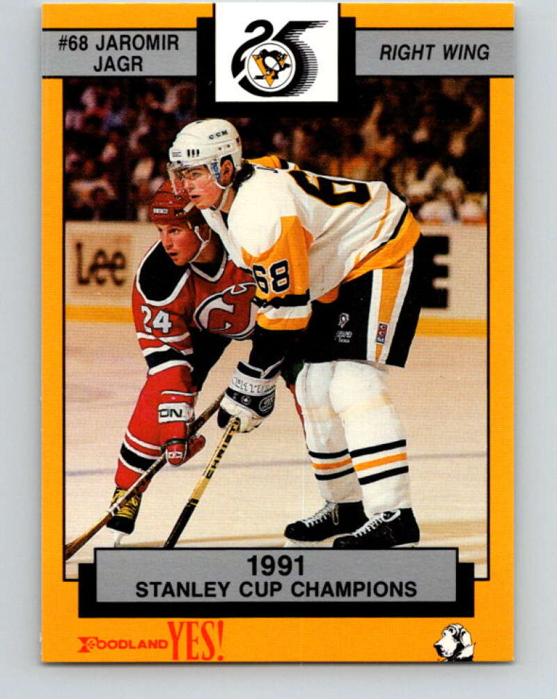 1991-92 Foodland Pittsburgh Penguins #11 Jaromir Jagr V33109