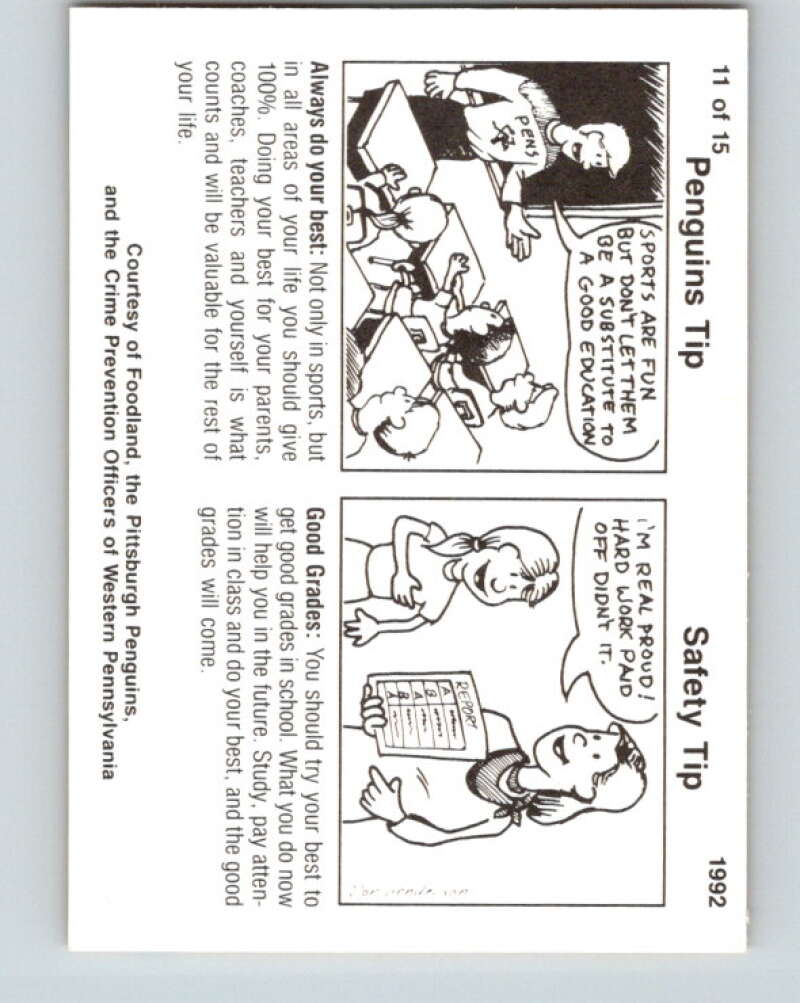 1991-92 Foodland Pittsburgh Penguins #11 Jaromir Jagr V33109