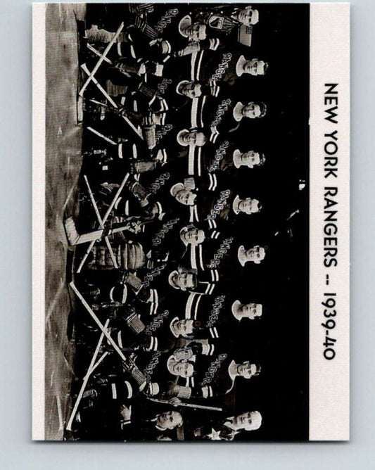 1992-93 High Liner Stanley Cup #17 New York Rangers   V33149