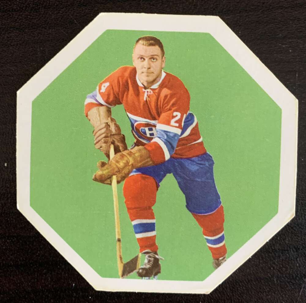 1961-62 York Yellow Backs #4 Gilles Tremblay Montreal Canadiens V33178