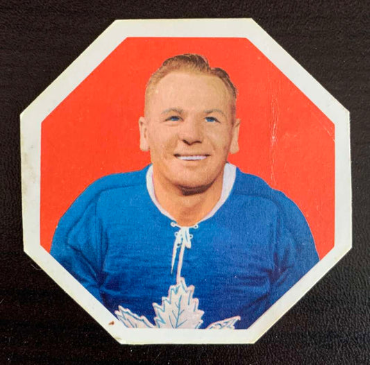 1961-62 York  Yellow Backs #8 Johnny Bower  Toronto Maple Leafs  V33181