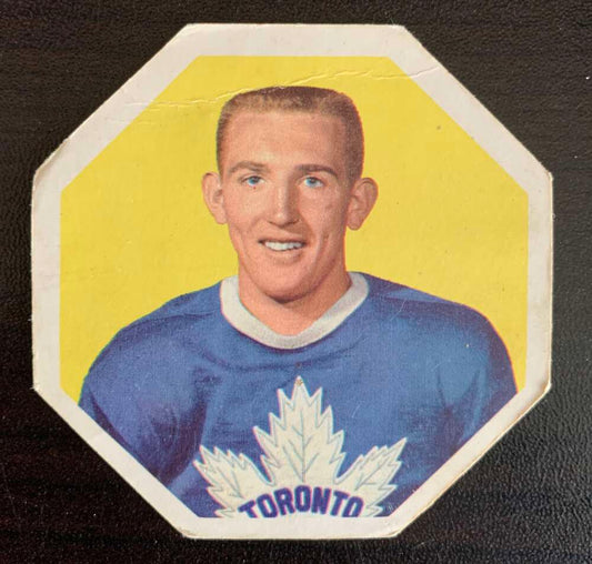 1961-62 York  Yellow Backs #26 Bob Nevin  Toronto Maple Leafs  V33195