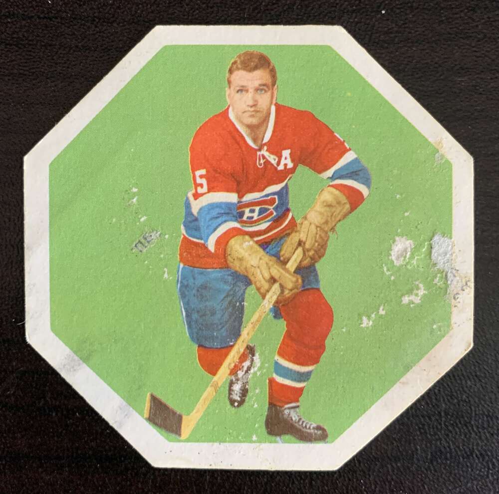 1961-62 York Yellow Backs #28 Bernie Geoffrion Montreal Canadiens V33197