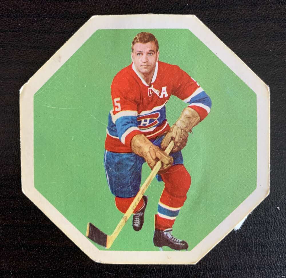1961-62 York Yellow Backs #28 Bernie Geoffrion Montreal Canadiens V33198