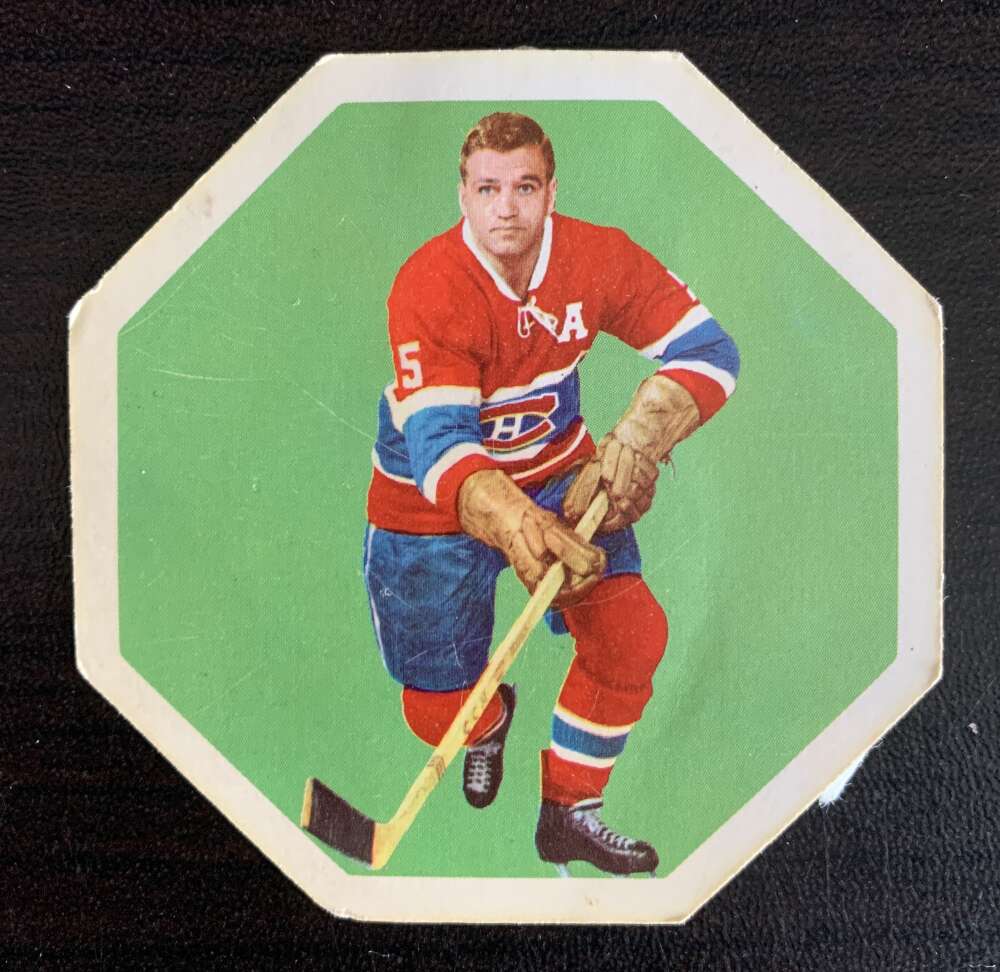 1961-62 York  Yellow Backs #28 Bernie Geoffrion  Montreal Canadiens  V33198