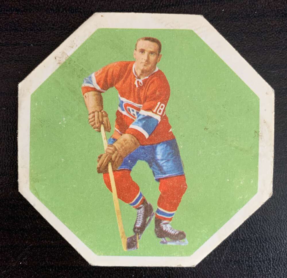 1961-62 York Yellow Backs #29 Marcel Bonin Montreal Canadiens V33199