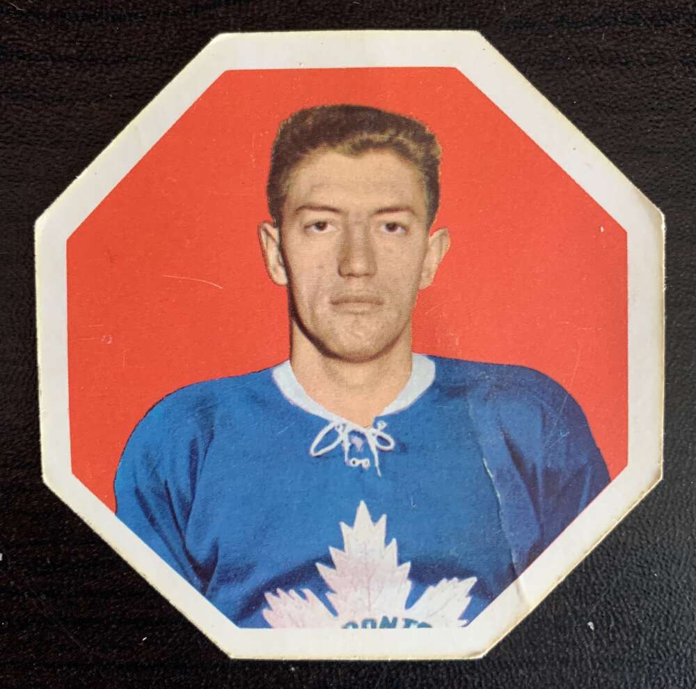 1961-62 York Yellow Backs #33 Al Arbour Toronto Maple Leafs V33203