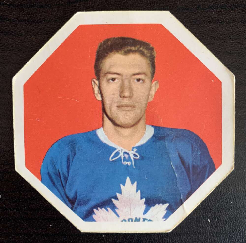 1961-62 York  Yellow Backs #33 Al Arbour  Toronto Maple Leafs  V33203