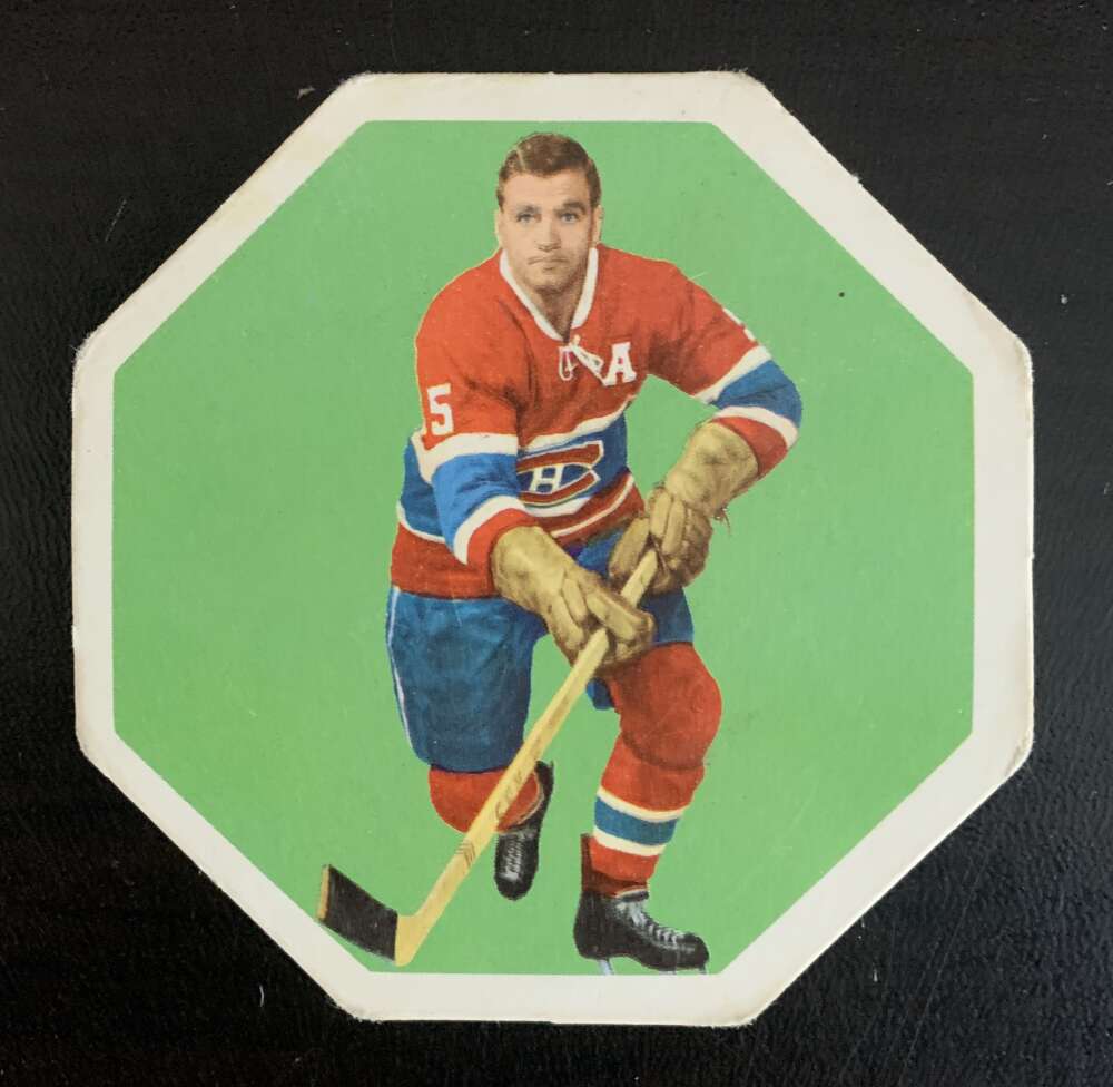 1963-64 York White Backs #20 Bernie Geoffrion Montreal Canadiens V33220