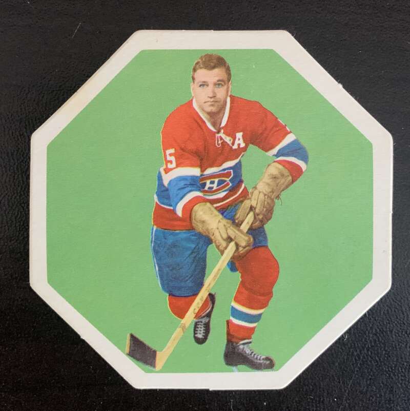 1963-64 York White Backs #20 Bernie Geoffrion Montreal Canadiens V33221