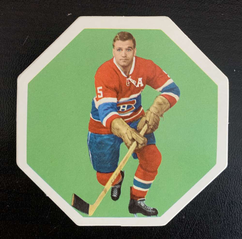 1963-64 York White Backs #20 Bernie Geoffrion Montreal Canadiens V33223