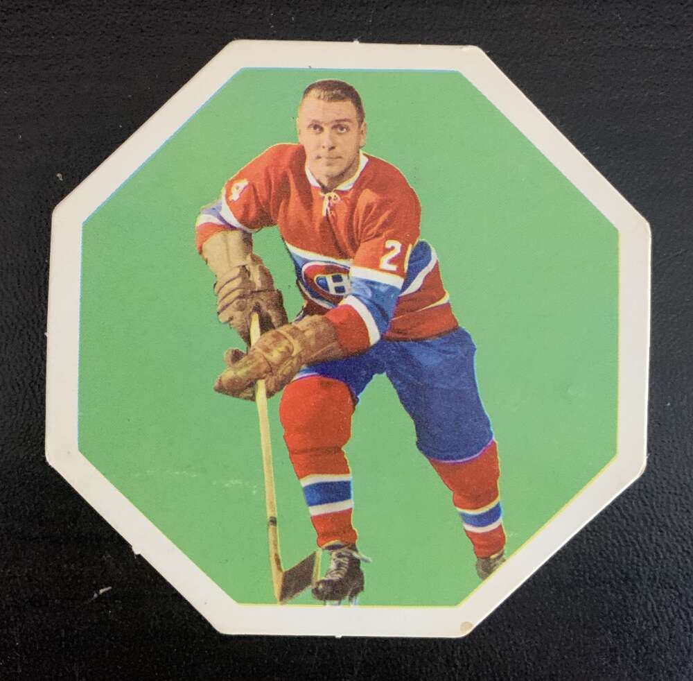 1963-64 York White Backs #21 Gilles Tremblay Montreal Canadiens V33224