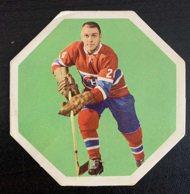1963-64 York White Backs #21 Gilles Tremblay Montreal Canadiens V33226