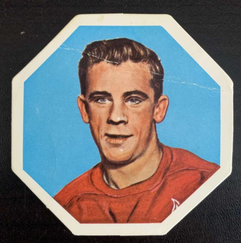 1963-64 York White Backs #41 Larry Jeffrey Detroit Red Wings V33231