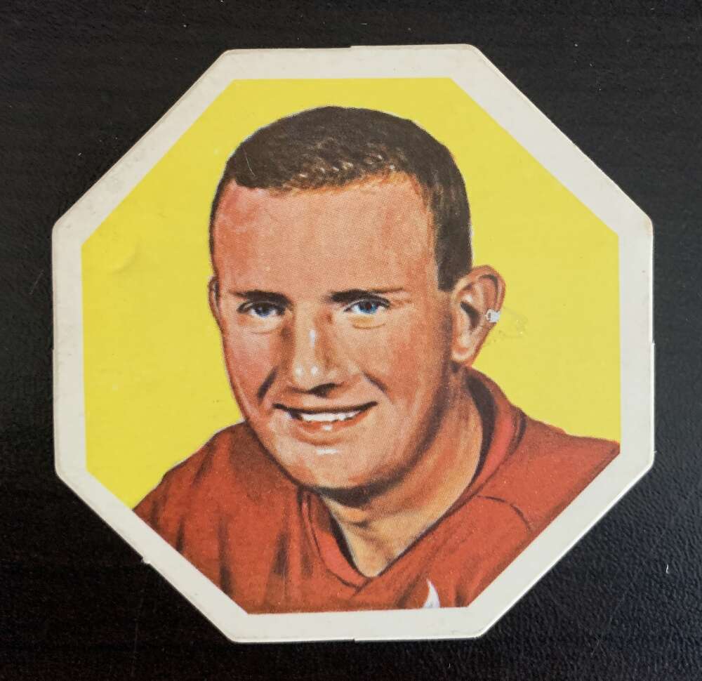 1963-64 York White Backs #46 Doug Barkley Detroit Red Wings V33234