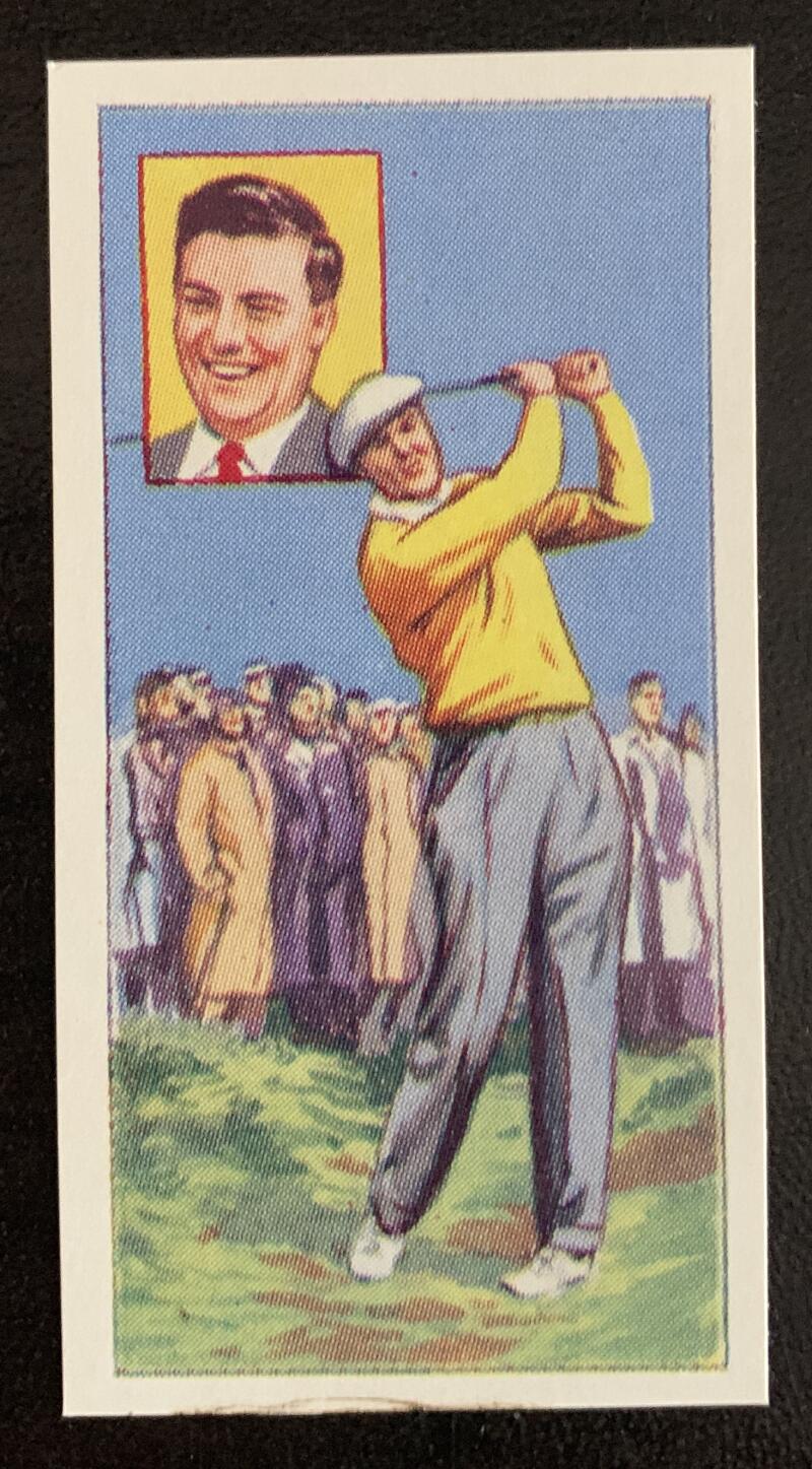 1959 Top Flight Cigarettes Stars #3 Peter Thompson Vintage Golf Card V33287