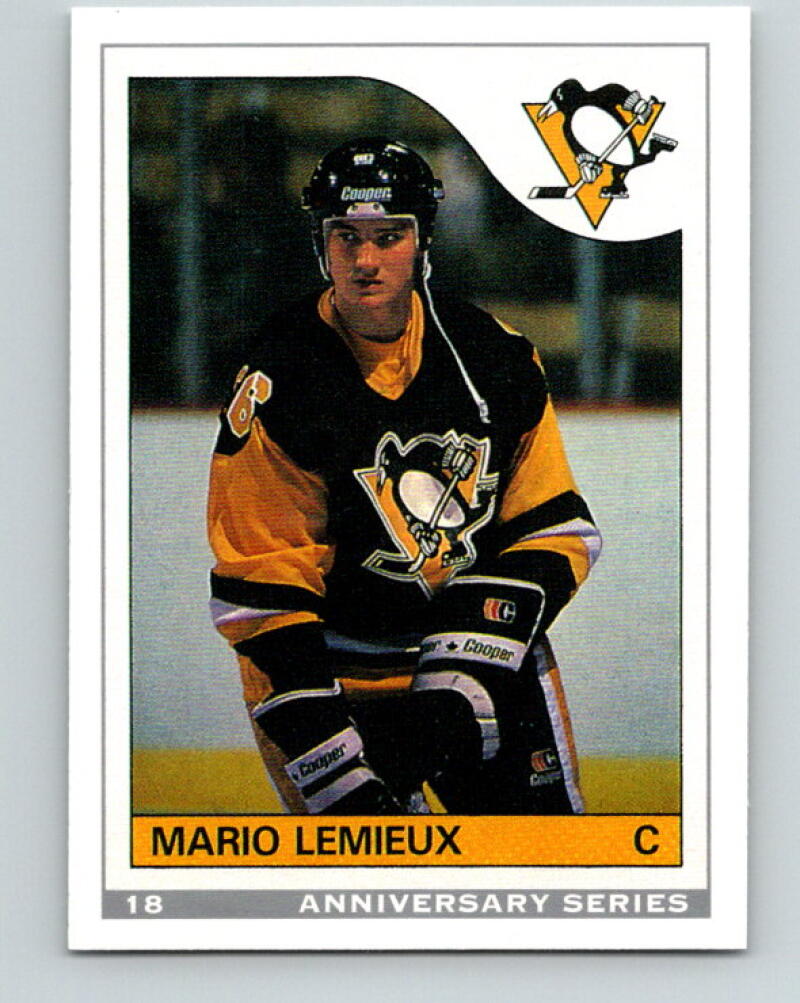 1992-93 O-Pee-Chee 25th Anniversary Inserts #18 Mario Lemieux V33389