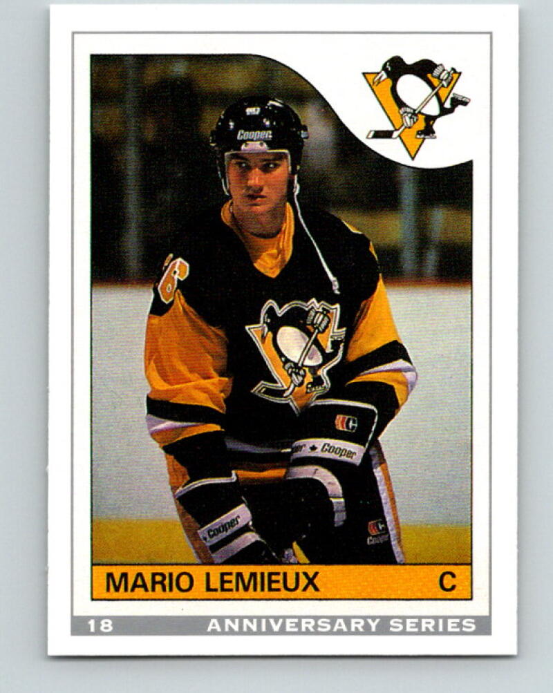 1992-93 O-Pee-Chee 25th Anniversary Inserts #18 Mario Lemieux V33392