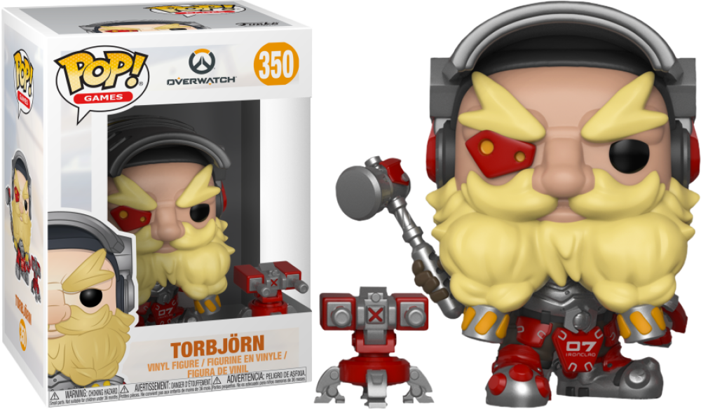 Funko Pop - 350 Games Overwatch - Torbjorn Vinyl Figure Image 1