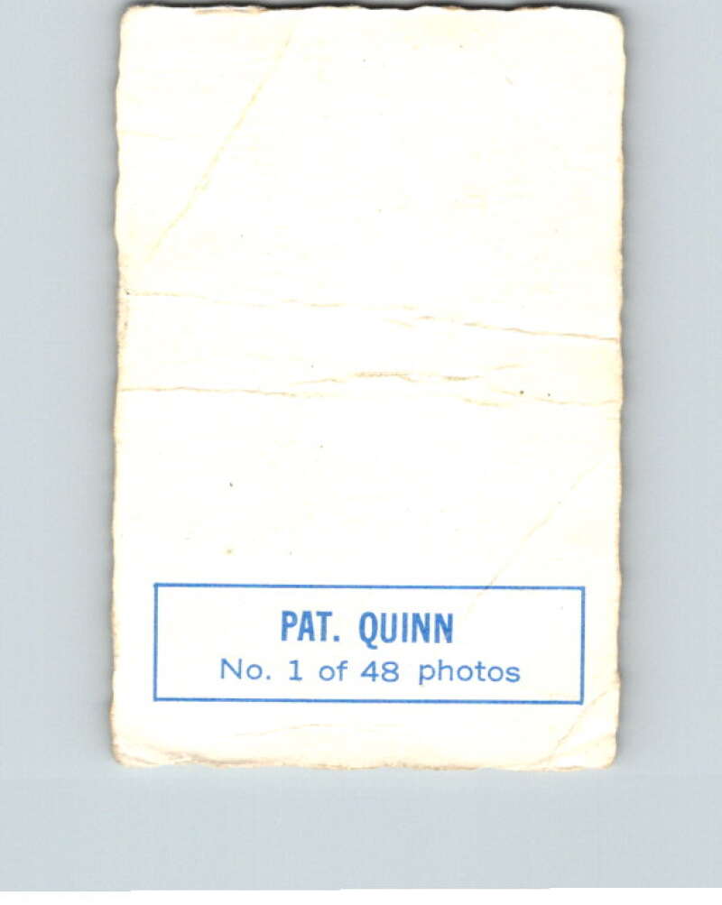 1970-71 O-Pee-Chee Deckle #1 Pat Quinn V33412