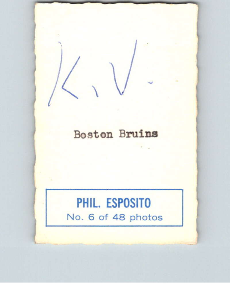 1970-71 O-Pee-Chee Deckle #6 Phil Esposito V33417