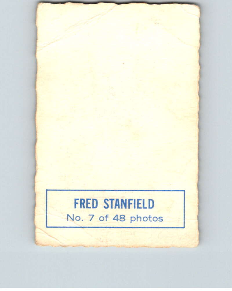 1970-71 O-Pee-Chee Deckle #7 Fred Stanfield V33420