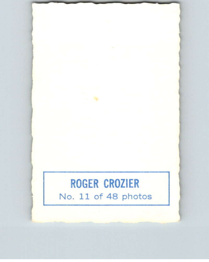 1970-71 O-Pee-Chee Deckle #11 Roger Crozier V33439