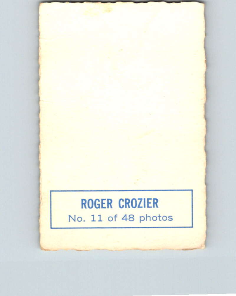 1970-71 O-Pee-Chee Deckle #11 Roger Crozier V33440