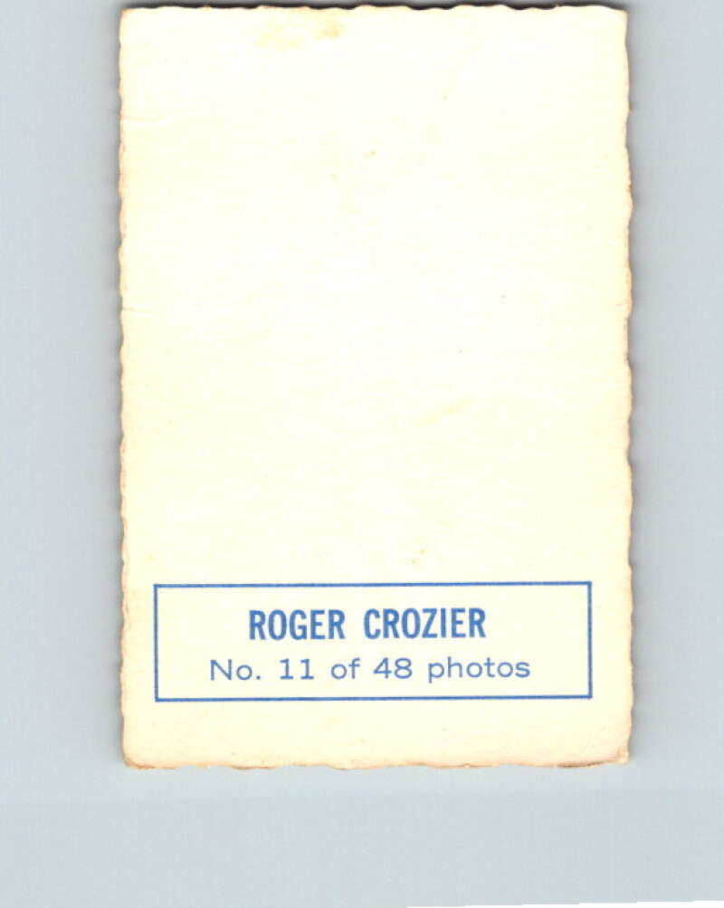 1970-71 O-Pee-Chee Deckle #11 Roger Crozier   V33440