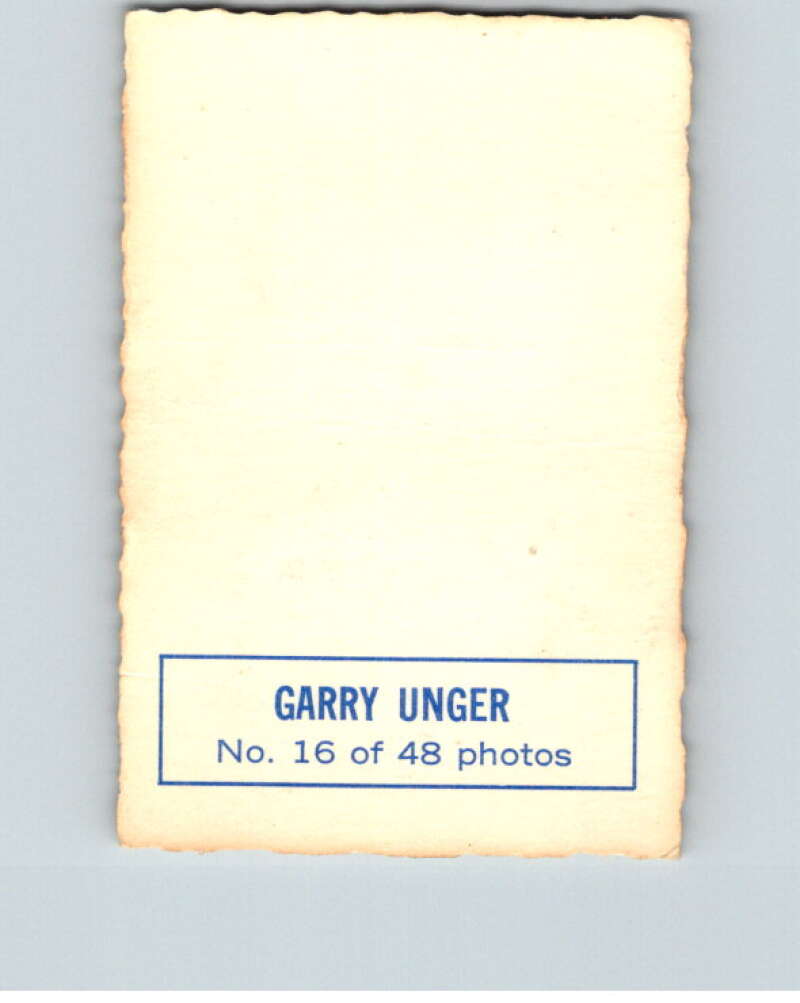 1970-71 O-Pee-Chee Deckle #16 Garry Unger V33455