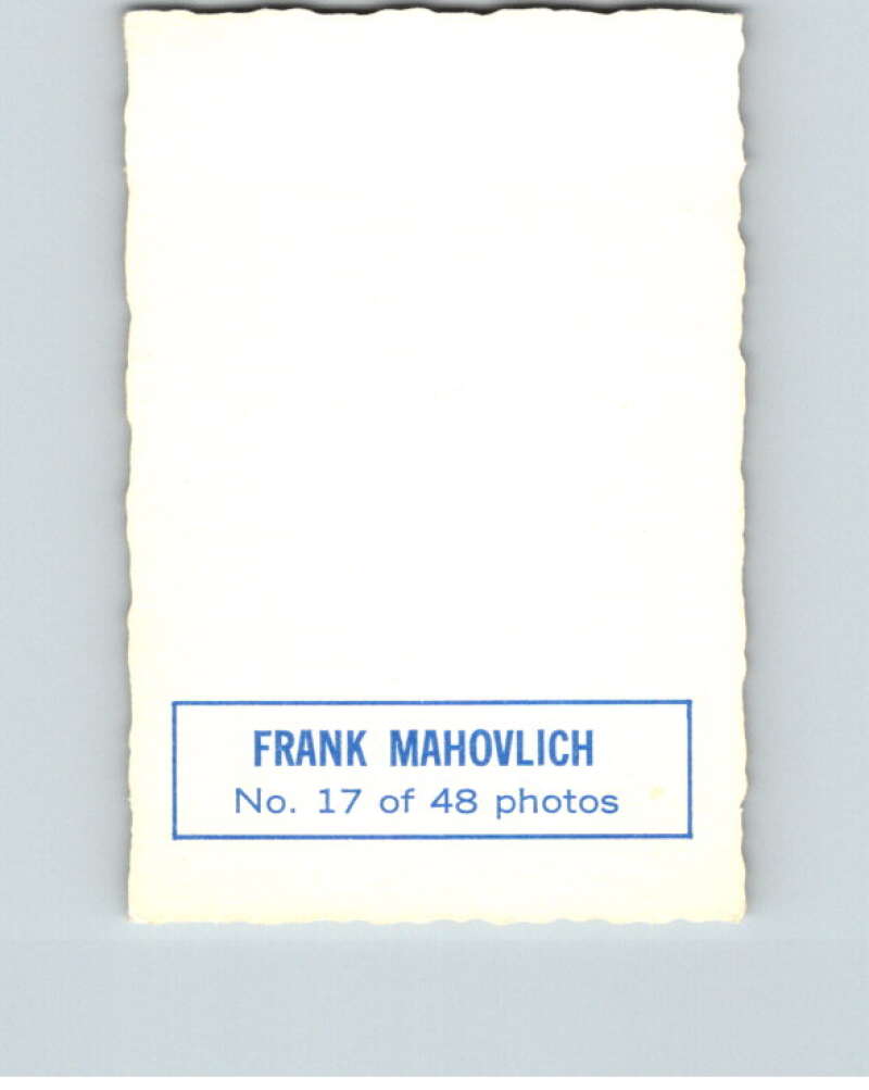 1970-71 O-Pee-Chee Deckle #17 Frank Mahovlich V33456
