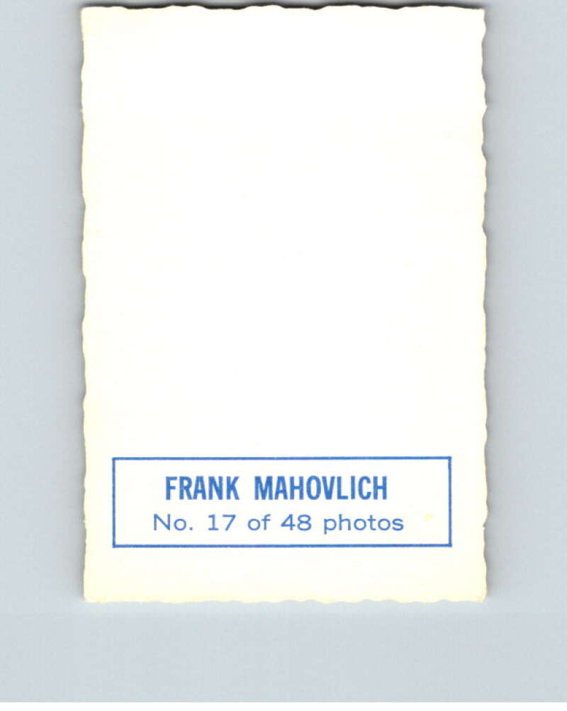 1970-71 O-Pee-Chee Deckle #17 Frank Mahovlich   V33456